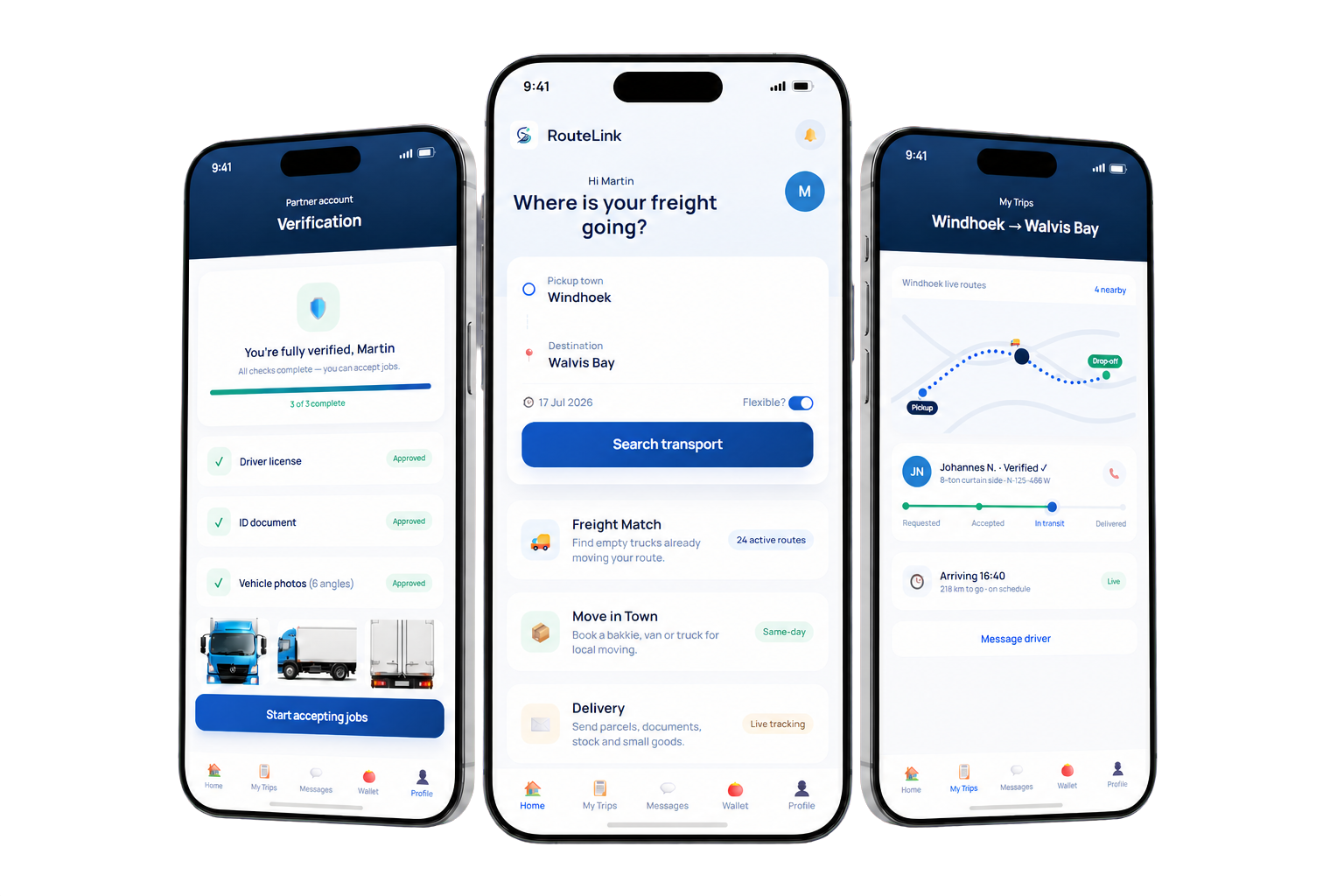 Route Link product experience
